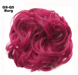 Europe, Japan, and South Korea popular hair bun fluffy natural drawstring curly hair ball head hair ring hair set female hair accessories chemical fiber hair Europe, Japan, and South Korea popular hair bun fluffy natural drawstring curly hair ball head hair ring hair set female hair accessories chemical fiber hair